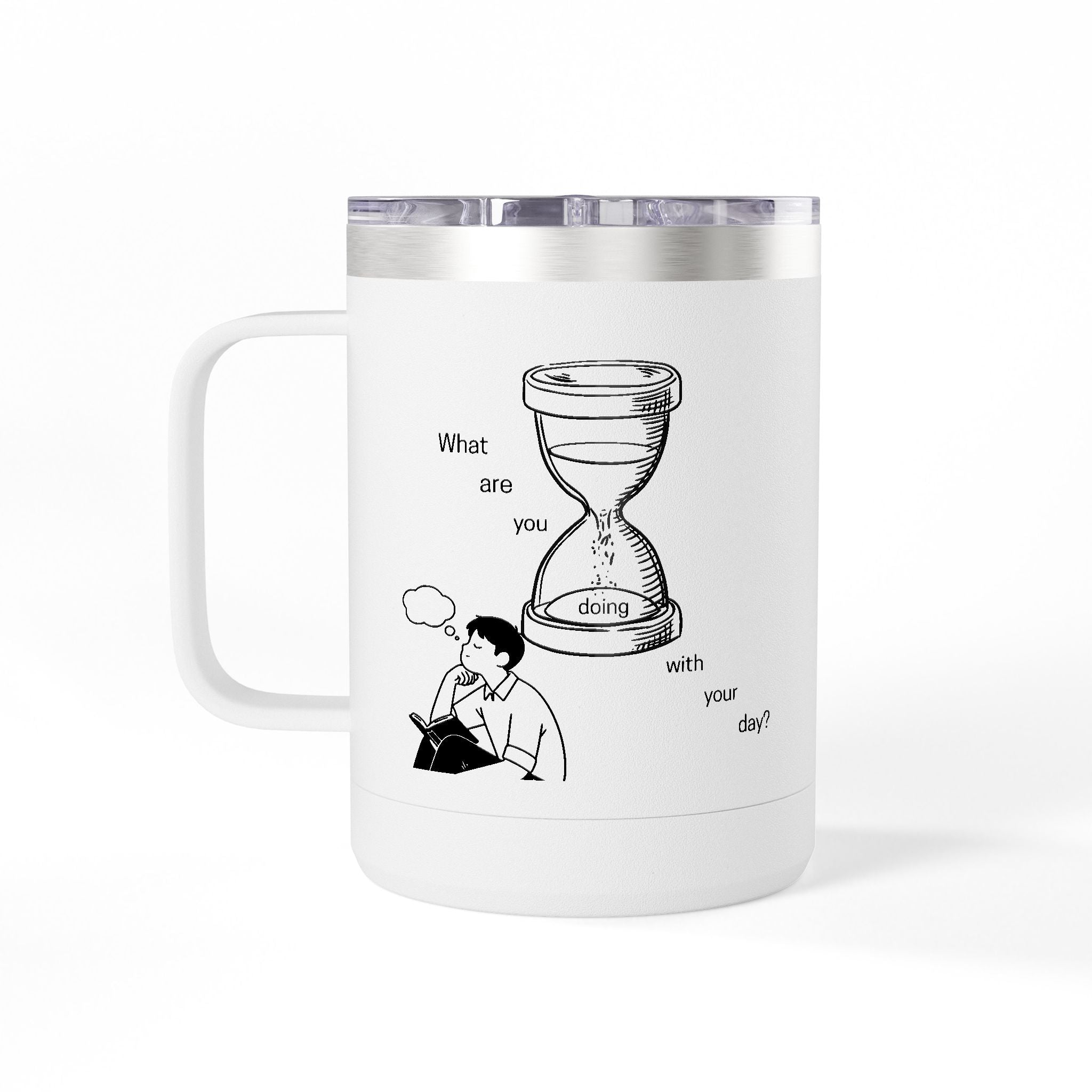 Coffee Mug Tumbler, 15oz