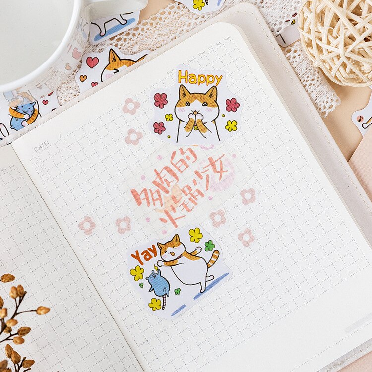 45 Piece Cute Cat Sticker Pack