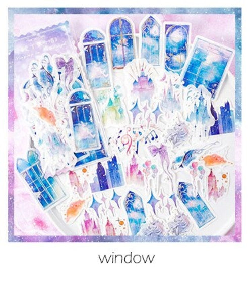 60 Piece Cute Celestial Sticker Pack