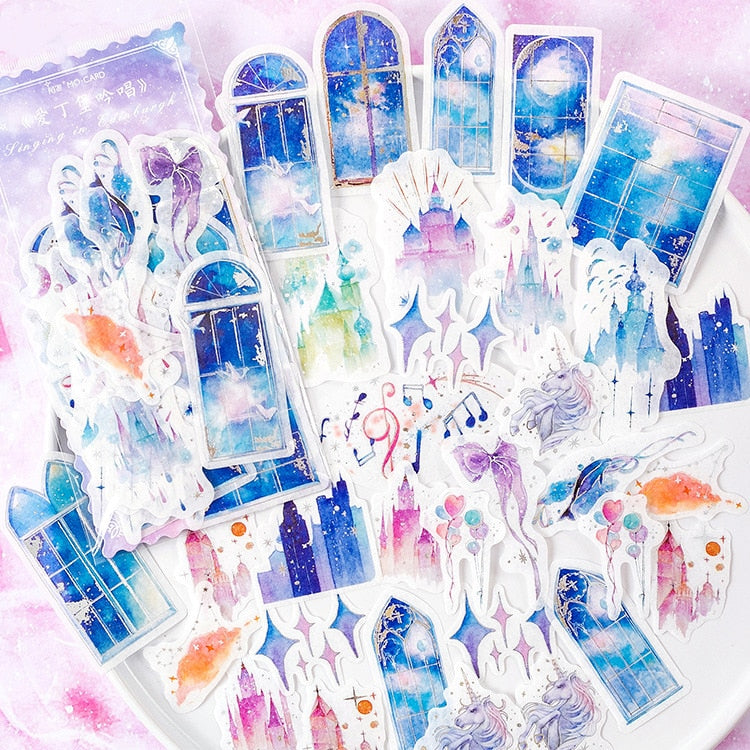 60 Piece Cute Celestial Sticker Pack