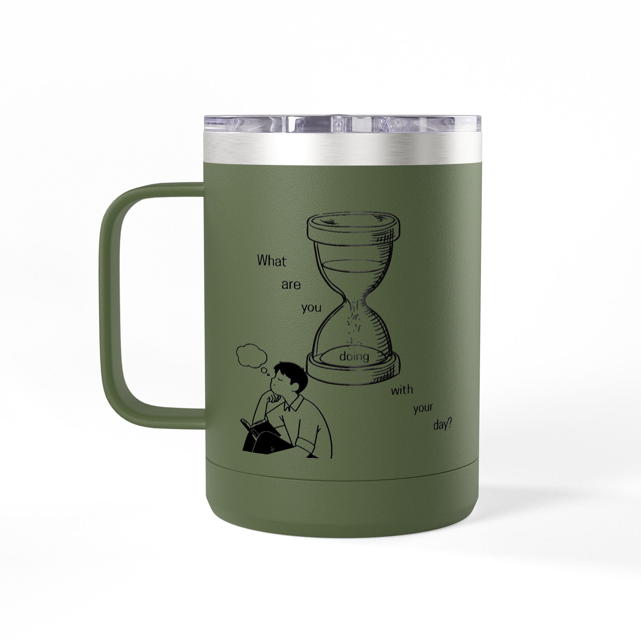 Coffee Mug Tumbler, 15oz