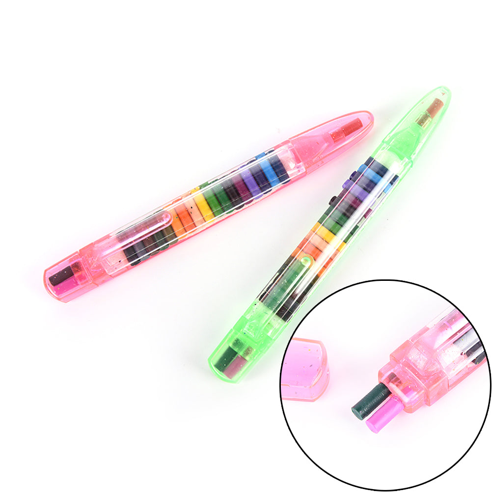 Creative 20 Colors Wax Crayon Graffiti Pens