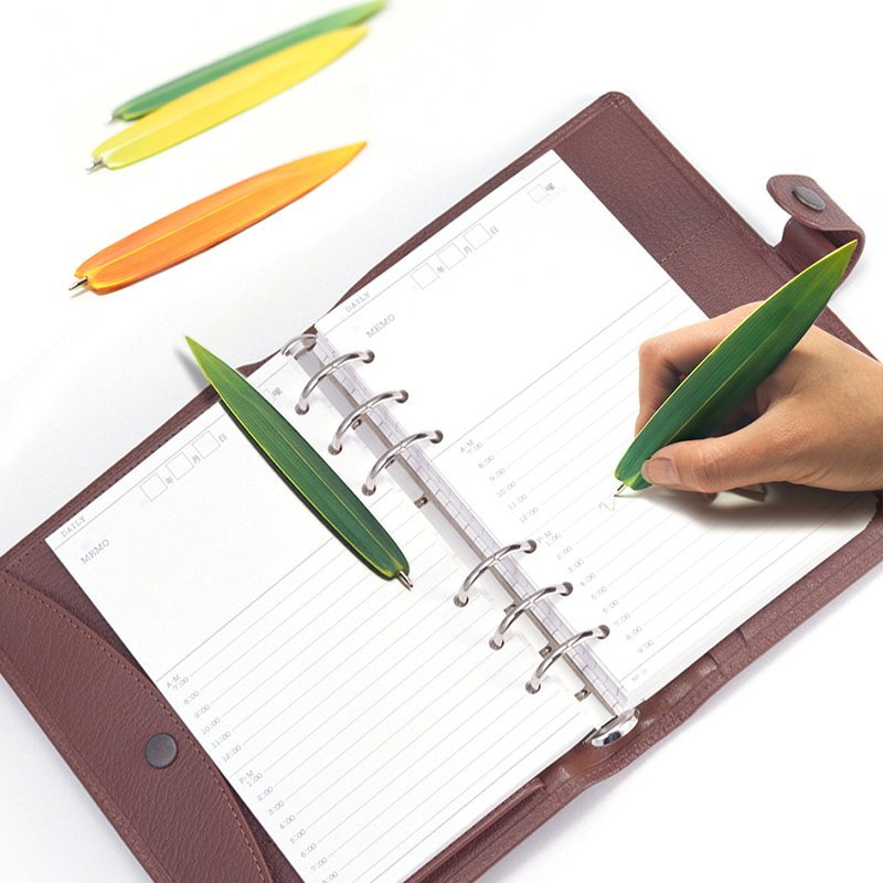 Leaf Bookmark Ball Pen